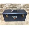 Image 9 : Vintage Beach Metal Toolbox - Includes Some Tools Inside