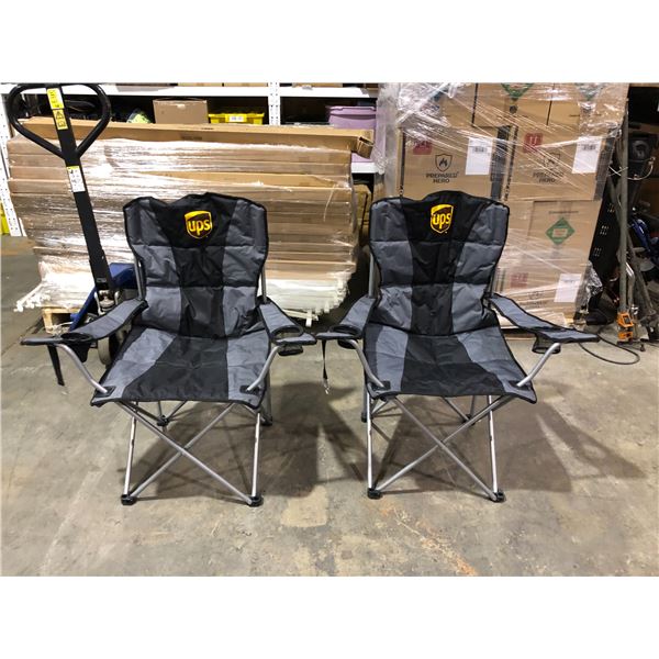 Pair Of UPS Camping Chairs