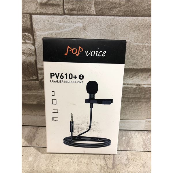 PopVoice PV610 Lavalier Microphone