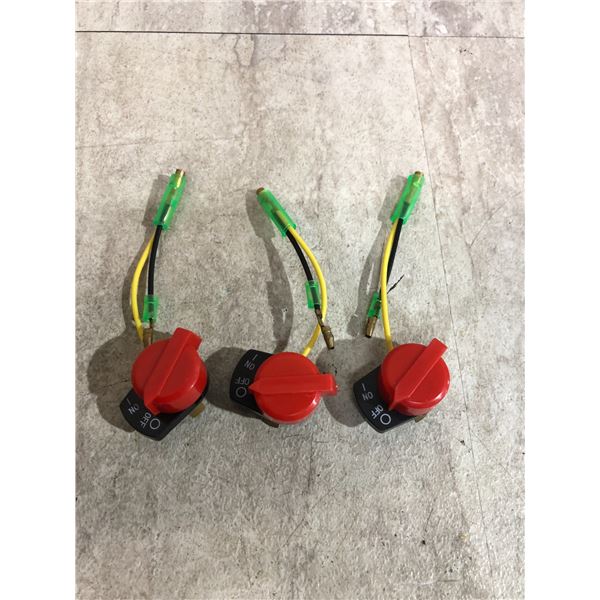 HRuiRed 3 PCS ON Off Engine Stop Switch For Honda