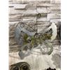 Image 3 : Lot Of 4 Metal Decorative Garden Pieces