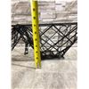 Image 4 : Lot Of 2 Black Metal Wire Hanging Baskets