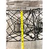 Image 5 : Lot Of 2 Black Metal Wire Hanging Baskets