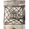 Image 6 : Lot Of 2 Black Metal Wire Hanging Baskets