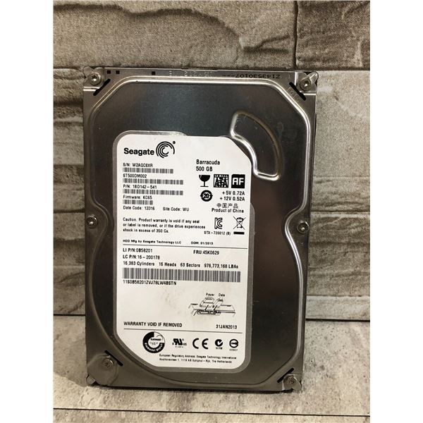 Seagate Barracuda 500GB Hard Drive
