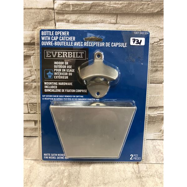 EVERBILT Bottle Opener With Cap Catcher