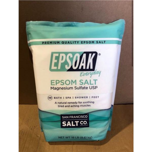 19 LBS Bag Of Epsoak Epsom Salts