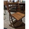 Image 4 : Folding Wood Chairs with Slat Seats and Backs