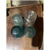 Image 4 : 4 Glass Telegraph Insulators, Assorted Colours