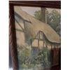 Image 3 : Framed Mirror With Two Country Cottage Prints, 24" x 9"