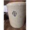 Image 2 : MedAlta Pottery jug made in Medicine Hat. Features a brown glazed upper section, sturdy handle, and 