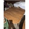 Image 2 : Wooden Drop Leaf Dining Table, 91x91x75 cm