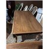 Image 9 : Wooden Drop Leaf Dining Table, 91x91x75 cm
