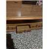 Image 7 : Oval Wooden Coffee Table With Six Drawers and Lower Shelf