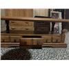 Image 8 : Oval Wooden Coffee Table With Six Drawers and Lower Shelf