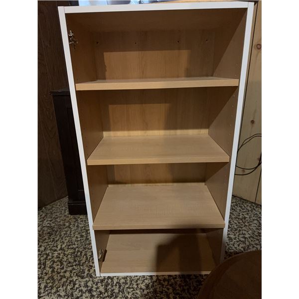 4-Tier Wooden Bookcase With Adjustable Shelves