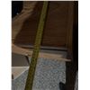 Image 5 : Wood Laminate Storage Cabinet With Brass Handles, 81cm x 40cm x 117cm