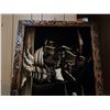 Image 6 : Velvet Painting of Sailing Ships with Wooden Frame, 90 cm x 47 cm