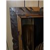 Image 7 : Velvet Painting of Sailing Ships with Wooden Frame, 90 cm x 47 cm