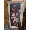 Image 1 : Framed Rose Bouquet Floral Print, 44" x 24"