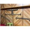 Image 1 : Four Antique Wooden Oxen Yokes with Forged Iron Hardware
