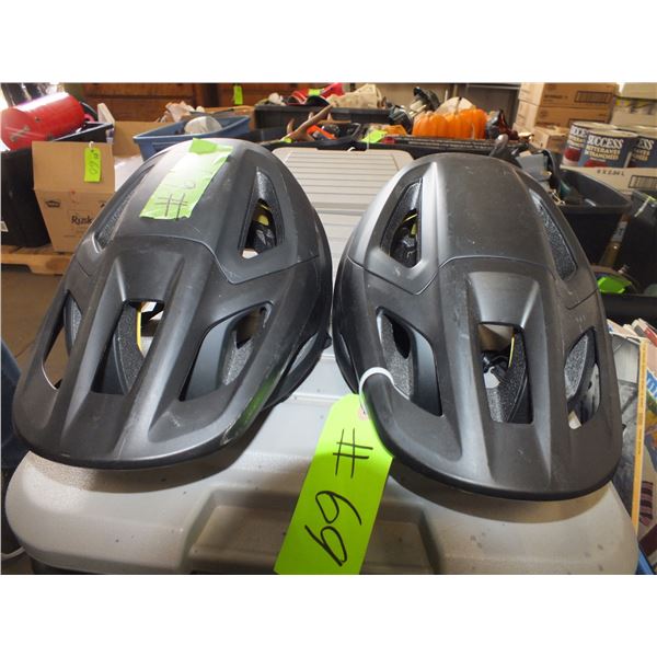 Two Large Bike Helmets