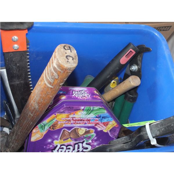 Garbage Can Of Assorted Tools