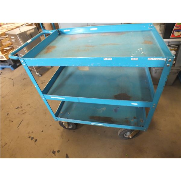 Metal Cart On Wheels
