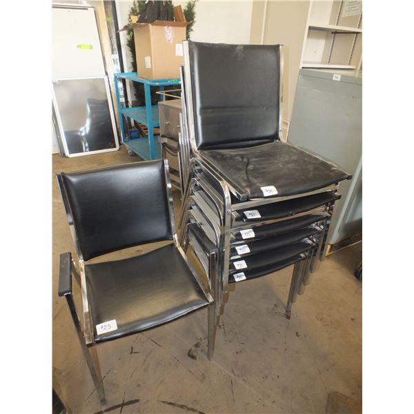 7 Stacking Office Chairs
