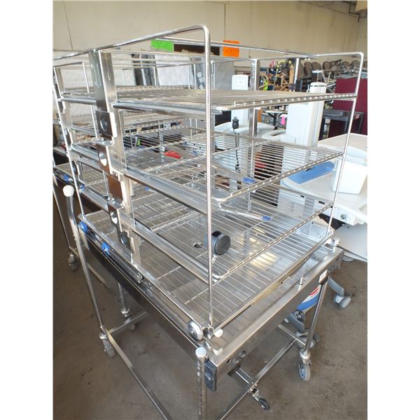 7 Stainless Steel Disinfectant Carts