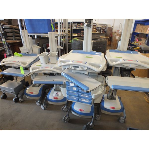 4 Wow Carts & 1 Audio Video Cart