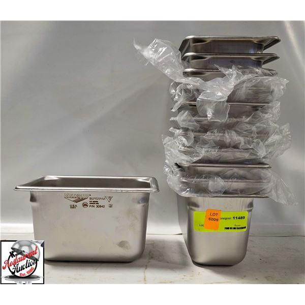 12 NEW VOLLRATH 1/9 SIZE S/S INSERTS #30942