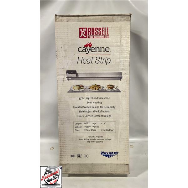 NEW IN BOX VOLLRATH 24" SINGLE STRIP 550W WARMER