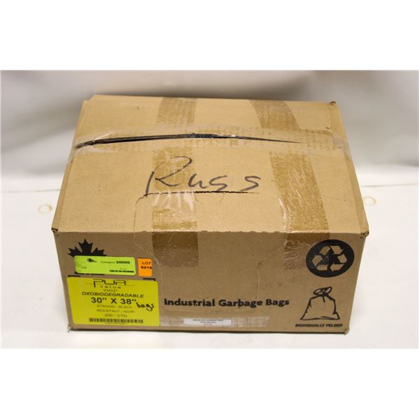 CASE OF 200 30" X 38" INDUSTRIAL STRENGTH GARBAGE
