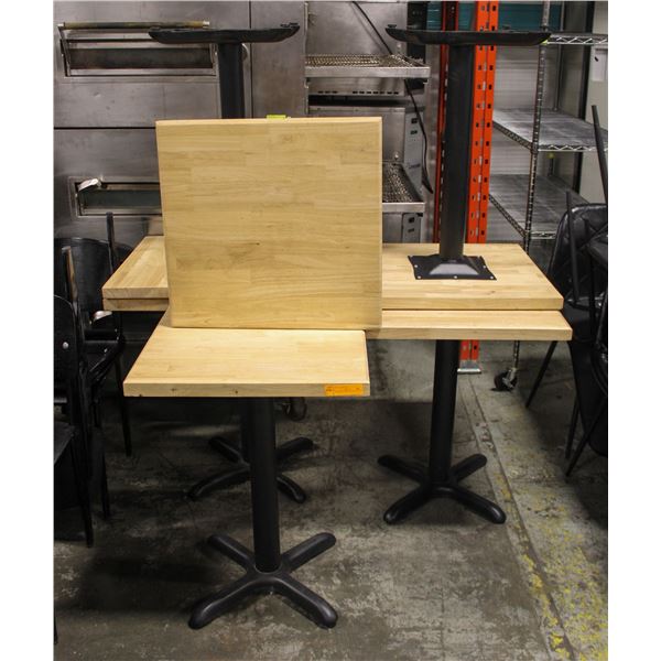 BAILIFF SEIZURE: 6 WOODEN DINING TABLES