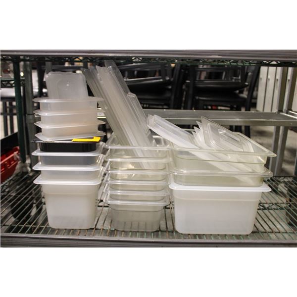 BAILIFF SEIZURE: ASSORTED POLY INSERTS W/ ASSORTED