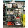 Image 1 : BAILIFF SEIZURE: GREEN WIRE RACK - 4-TIER
