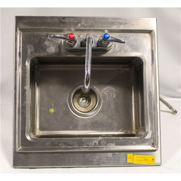 BAILIFF SEIZURE: SMALL S/S SINK W/ FAUCET