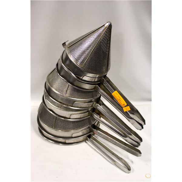 BAILIFF SEIZURE: ASSORTED CHINA CAP STRAINERS