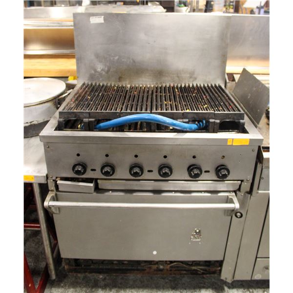 BAILIFF SEIZURE: WOLF NATURAL GAS GRILL W/ OVEN