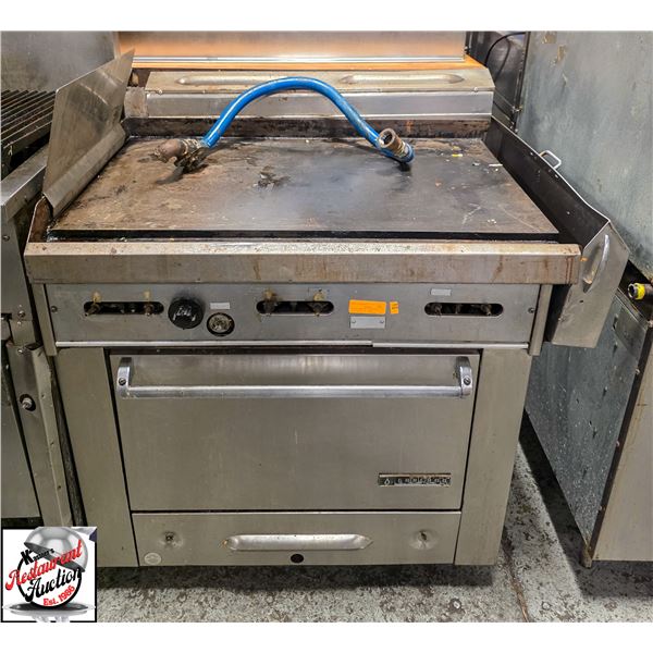 BAILIFF SEIZURE: GARLAND FLAT TOP GRIDDLE W/ OVEN