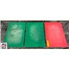 Image 1 : BAIILFF SEIZURE: 3 COLOURED CUTTING BOARDS