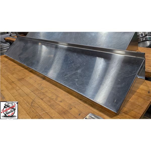 BAILIFF SEIZURE: S/S WALL-MOUNT SHELF - 66" X 12"