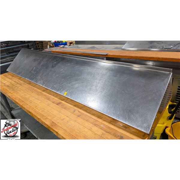 BAILIFF SEIZURE: S/S WALL-MOUNT SHELF - 72" X 14"