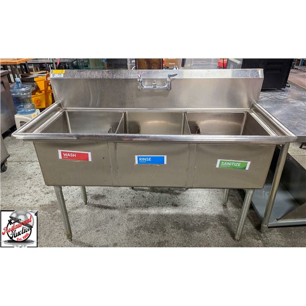 BAILIFF SEIZURE: TARRISON 3-BASIN S/S SINK