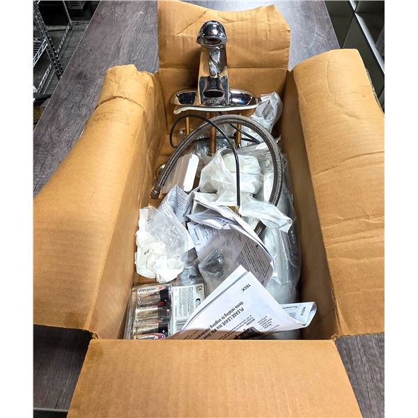 BAILIFF SEIZURE: DELTA FAUCET W/ ASSORTED HARDWARE