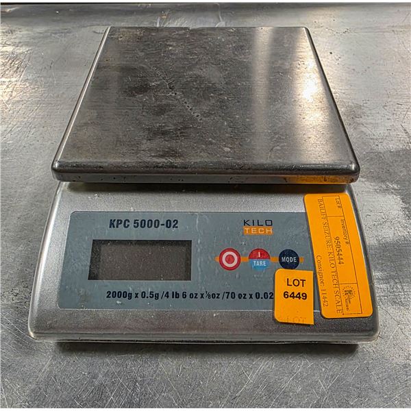 BAILIFF SEIZURE: KILO TECH SCALE