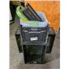 Image 1 : BAILIFF SEIZURE: LOT OF ASSORTED TOTES AND CRATES