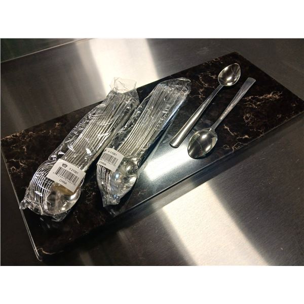 2 DOZEN NEW WINDSOR ICED TEASPOONS-JOHNSON ROSE
