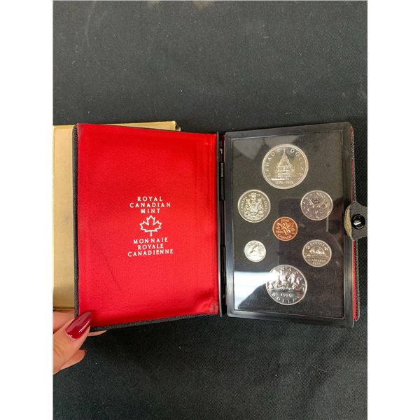 1976 Double Dollar Canada Proof Set (Top Dollar is Silver)